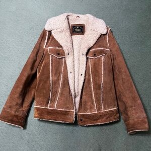 Vintage genuine cowhide jacket 38L